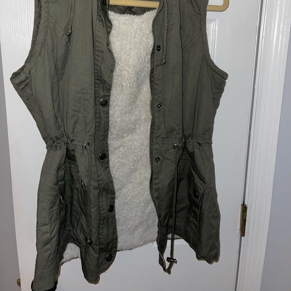 Coats | Womens Army Green Vest | Poshmark